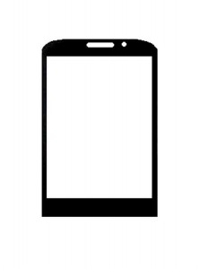 Replacement Front Glass For Asus P320 Black By - Maxbhi.com