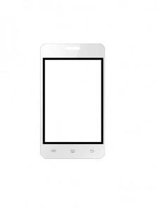 Replacement Front Glass For Celkon Arr35 White By - Maxbhi.com