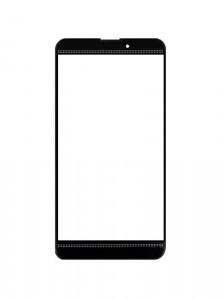 Replacement Front Glass For Mhorse Butterfly 3 Black By - Maxbhi.com