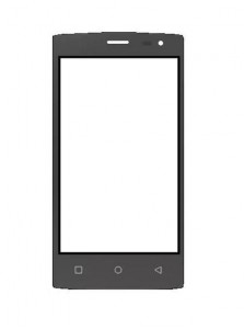Touch Screen Digitizer For Zen Admire Glory Plus Champagne By - Maxbhi.com
