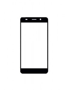 Replacement Front Glass For Huawei Honor 4a Black By - Maxbhi.com