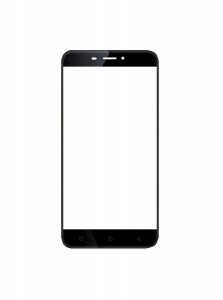 Replacement Front Glass For Energizer Power Max P550s Black By - Maxbhi.com