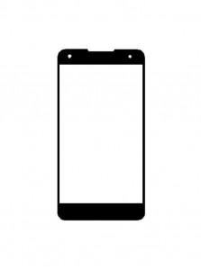 Replacement Front Glass For Benq F52 Pink By - Maxbhi.com
