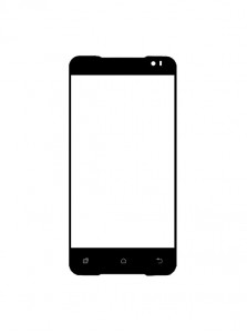 Replacement Front Glass For Mhorse One A9 Black By - Maxbhi.com