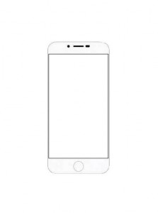 Replacement Front Glass For Tseries Ss909i White By - Maxbhi.com