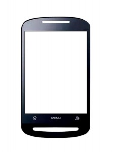 Replacement Front Glass For Zte Racer X850 White By - Maxbhi.com