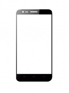 Replacement Front Glass For Doopro P3 Red By - Maxbhi.com