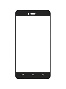 Replacement Front Glass For Zen Cinemax Force Black By - Maxbhi.com