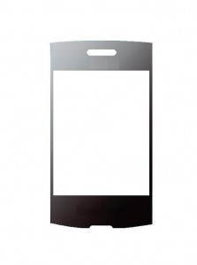 Replacement Front Glass For Lg P520 Terry Black By - Maxbhi.com