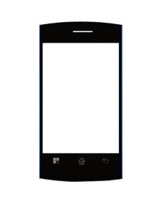 Replacement Front Glass For Bephone B.united Black By - Maxbhi.com