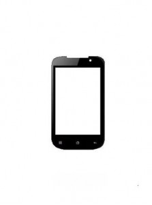 Replacement Front Glass For Gaba A45 Black By - Maxbhi.com