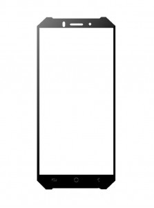 Replacement Front Glass For Ulefone Armor X Black By - Maxbhi Com
