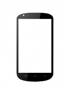 Touch Screen Digitizer For Spice Stellar 445 Black By - Maxbhi.com