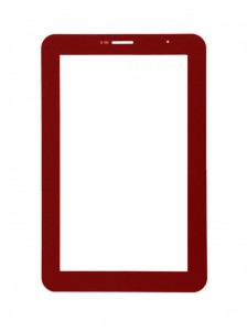 Replacement Front Glass For Samsung Galaxy Tab 2 7.0 P3100 Red By - Maxbhi.com