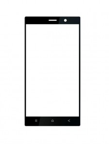 Replacement Front Glass For Lava Magnum X604 Black By - Maxbhi.com