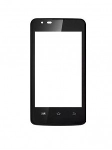 Replacement Front Glass For Xolo A500l White By - Maxbhi.com