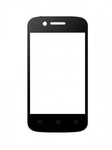 Replacement Front Glass For Karbonn A52 Lite Black By - Maxbhi.com