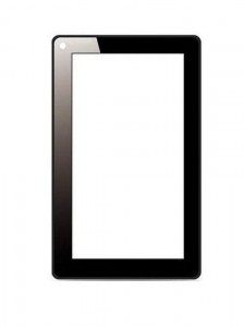Replacement Front Glass For Zebronics Zebpad 7c Black By - Maxbhi.com