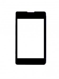 Replacement Front Glass For Intex Turbo 3.5 White By - Maxbhi.com