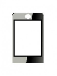 Replacement Front Glass For Motorola E11 Black By - Maxbhi.com