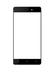 Replacement Front Glass For Jivi Prime P444 Black By - Maxbhi.com