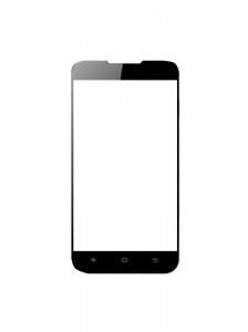 Replacement Front Glass For Gaba A75 Black By - Maxbhi.com