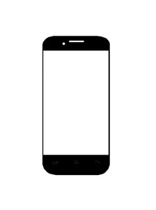 Replacement Front Glass For Maxx Ax409 Duo White By - Maxbhi.com