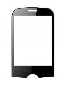 Replacement Front Glass For Zen M28 White By - Maxbhi.com