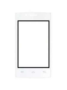 Replacement Front Glass For Hitech Amaze S315 White By - Maxbhi.com