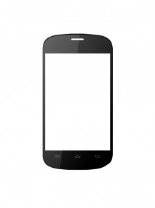 Replacement Front Glass For Maxx Genx Droid7 Ax356 Red By - Maxbhi.com