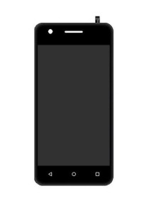 Lcd With Touch Screen For Blu Dash L3 Black By - Maxbhi.com