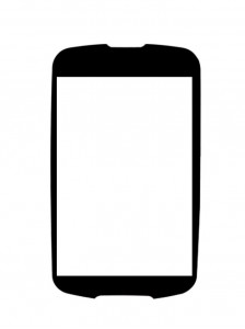 Replacement Front Glass For Lg P509 Burgundy Black By - Maxbhi.com
