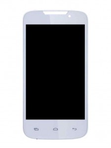 Lcd With Touch Screen For Lava 3g 402 Plus White By - Maxbhi Com