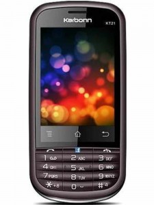 LCD with Touch Screen for Karbonn KT21 - Black