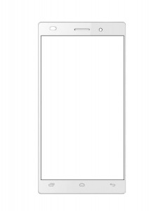 Replacement Front Glass For Intex Aqua Power Plus White By - Maxbhi.com