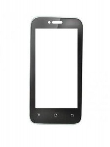 Replacement Front Glass For Panasonic T11 Black By - Maxbhi.com