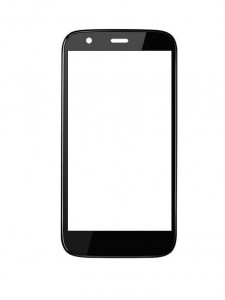 Replacement Front Glass For Motorola Moto G 4g Black By - Maxbhi.com