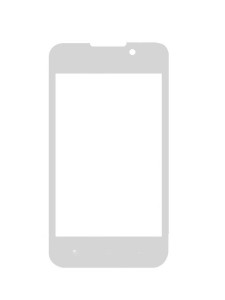 Replacement Front Glass For Lava Iris N400 White By - Maxbhi.com