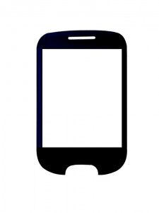 Replacement Front Glass For Spice M5500 Black By - Maxbhi.com