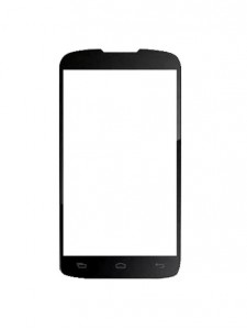 Replacement Front Glass For Celkon C8040 White By - Maxbhi.com