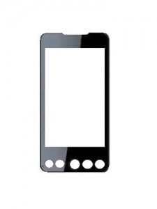 Replacement Front Glass For Celkon A1 Black By - Maxbhi.com