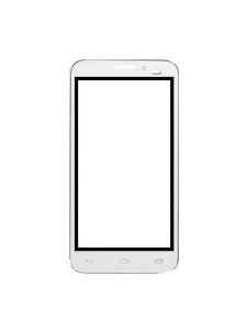 Replacement Front Glass For Alcatel One Touch Snap White By - Maxbhi.com