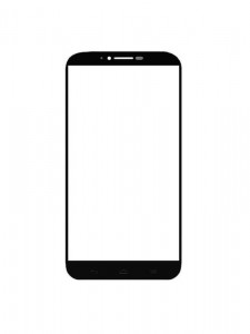 Replacement Front Glass For Alcatel One Touch Hero 2 Grey By - Maxbhi.com