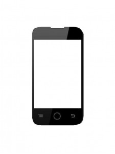 Replacement Front Glass For Sansui U30 Black By - Maxbhi.com