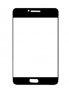 Replacement Front Glass For Maxx Ax8 Note I White By - Maxbhi.com