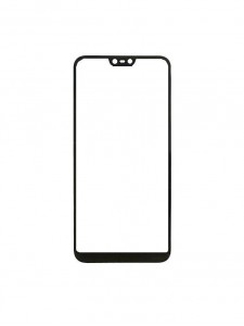 Replacement Front Glass For Nokia X6 2018 Black By - Maxbhi.com