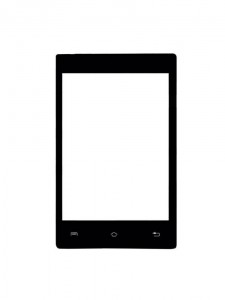 Replacement Front Glass For Lava B1 Black By - Maxbhi Com
