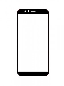Replacement Front Glass For Energizer Hardcase H501s Black By - Maxbhi Com