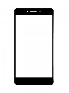 Replacement Front Glass For Oppo A53 Black By - Maxbhi Com