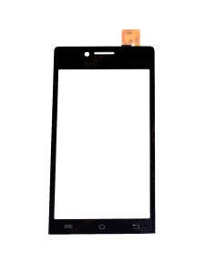 Touch Screen Digitizer For Lava Iris 444 Black By - Maxbhi Com